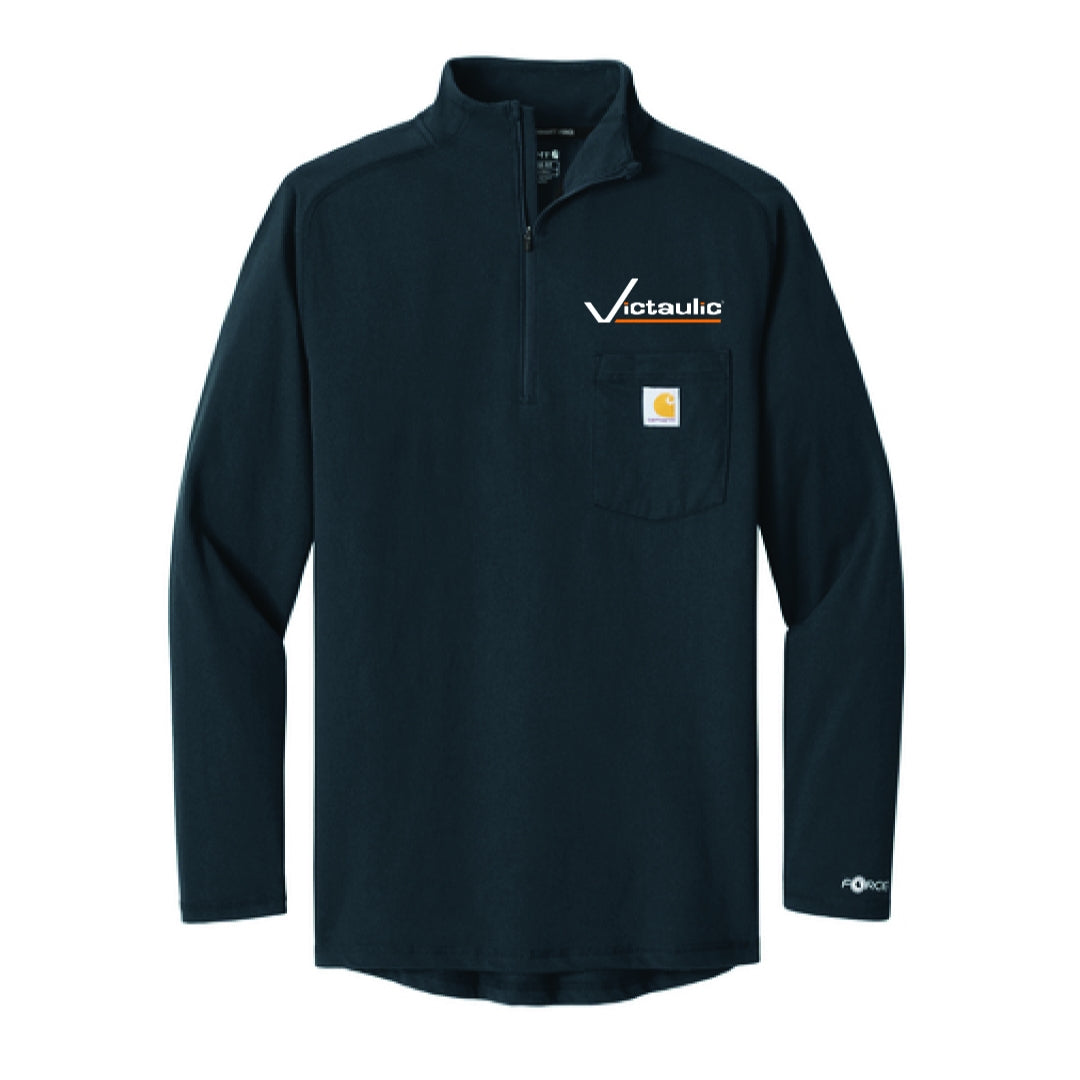 Victaulic Carhartt Force® 1/4 Zip Long Sleeve T-Shirt