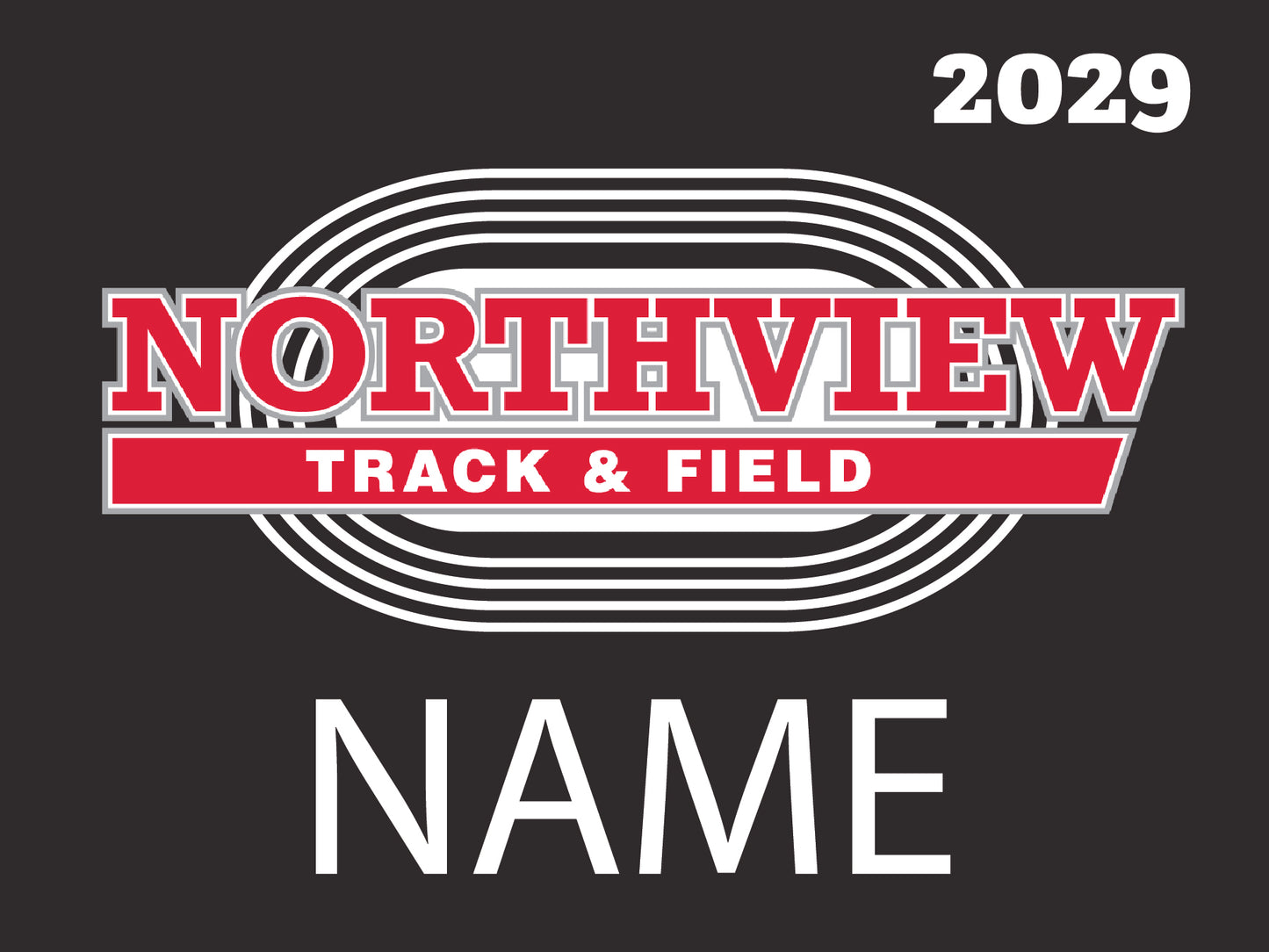 Northview Track & Field Yard Sign