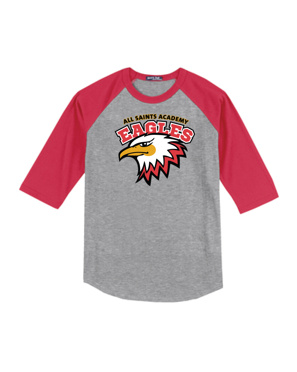 All Saints Academy Adult Baseball Tee