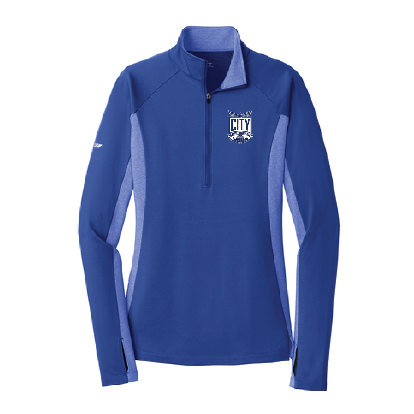 City High Sport-Wick® Stretch Contrast 1/4-Zip