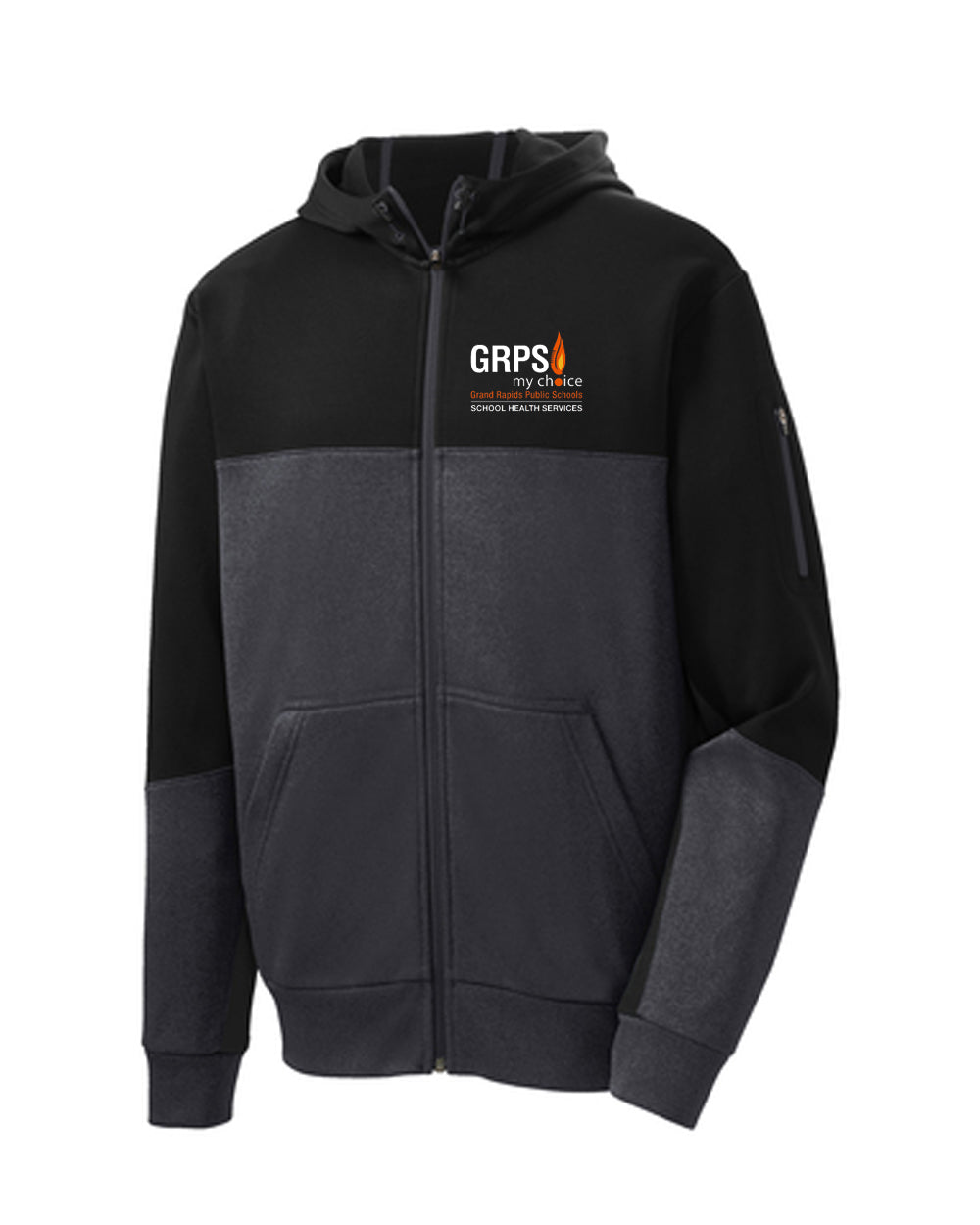 GRPS Health Colorblock Full-Zip Hooded