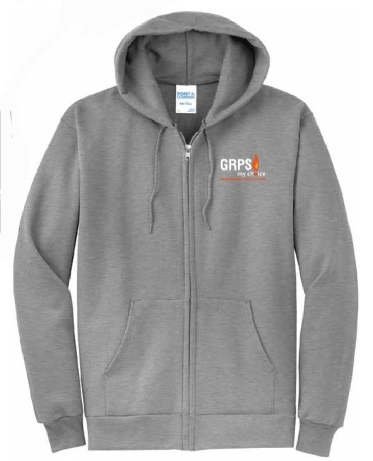 GRPS LOGO ZIPPER HOODIE
