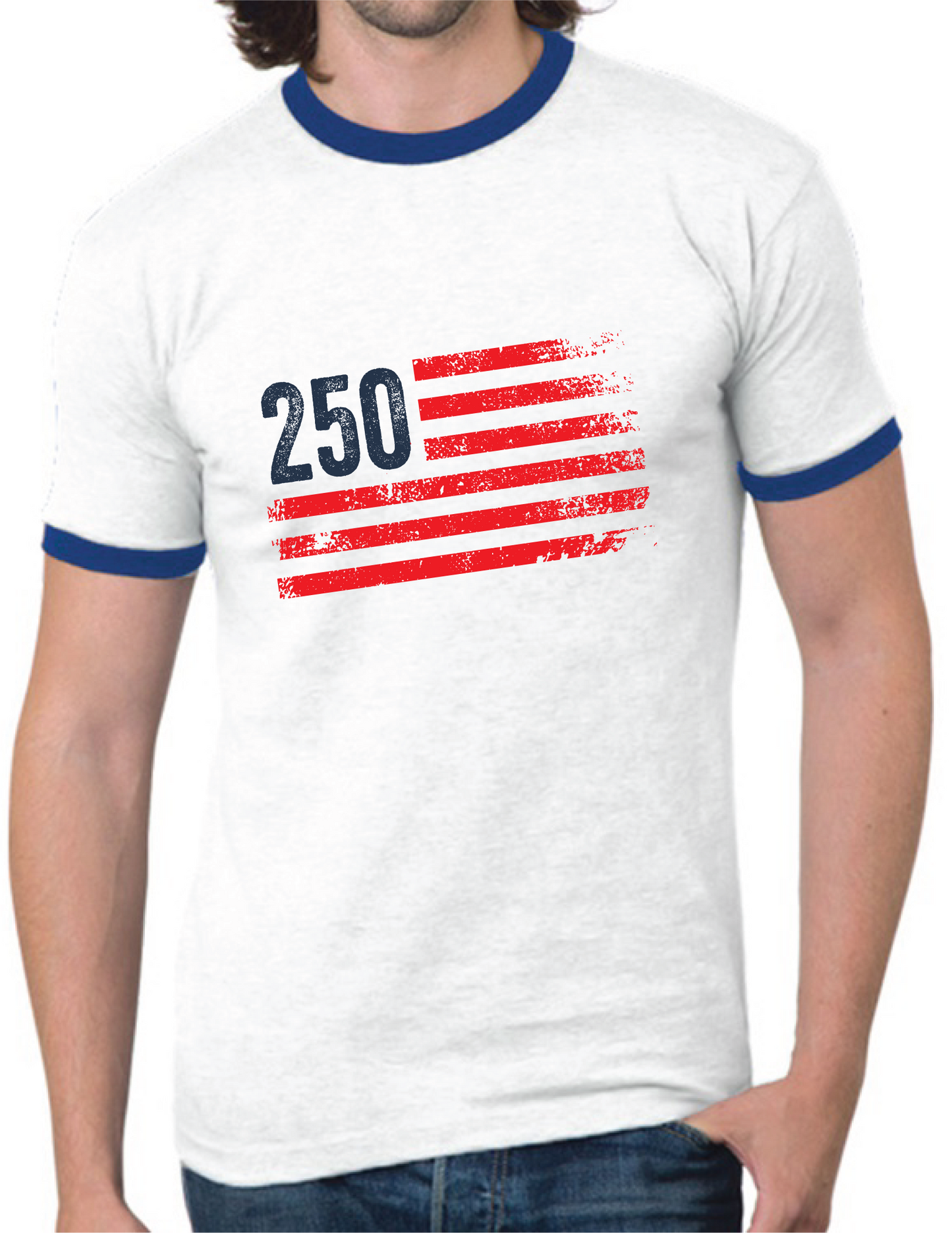 250 FLAG RINGER TEE