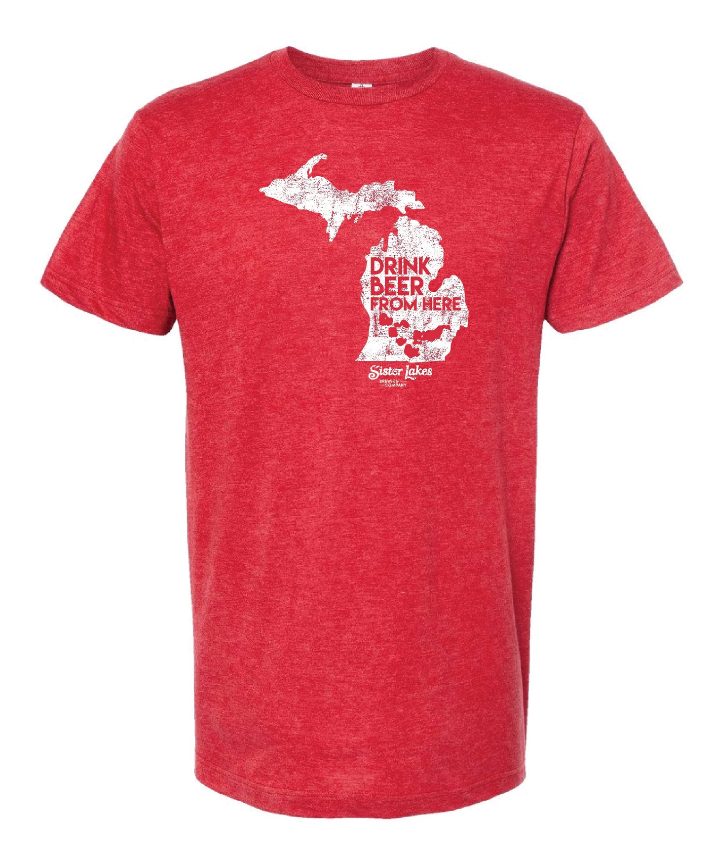 Sister Lakes Drink Beer From Here Tee