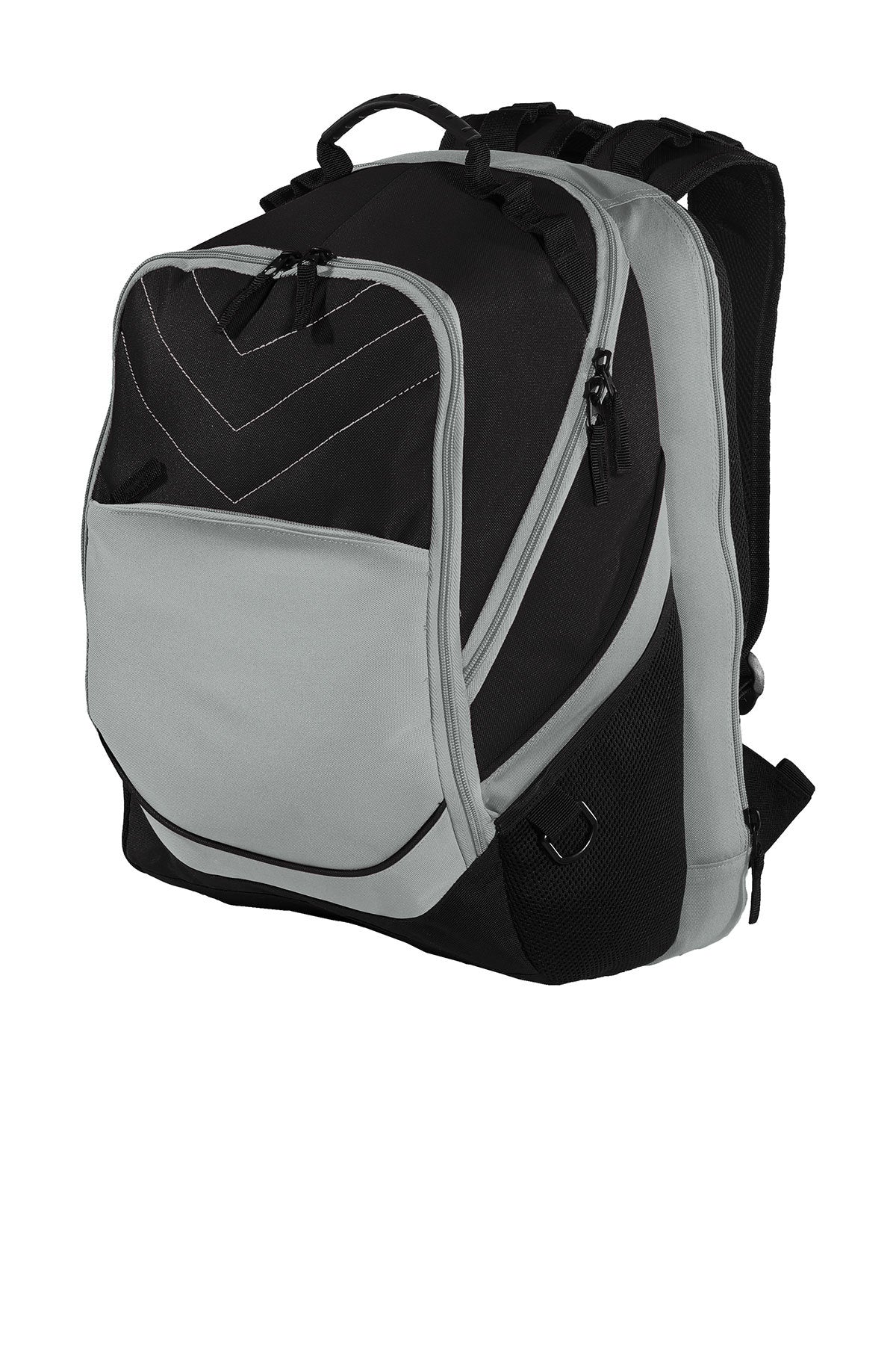 Xcape compute backpack-school logo added to front pocket