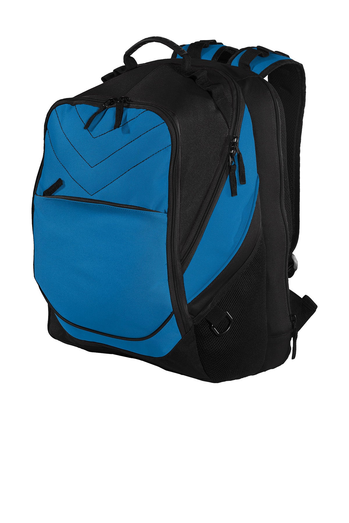 Xcape compute backpack-school logo added to front pocket