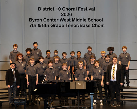 Bryon Center West Middle School 7th 8th tenor bass