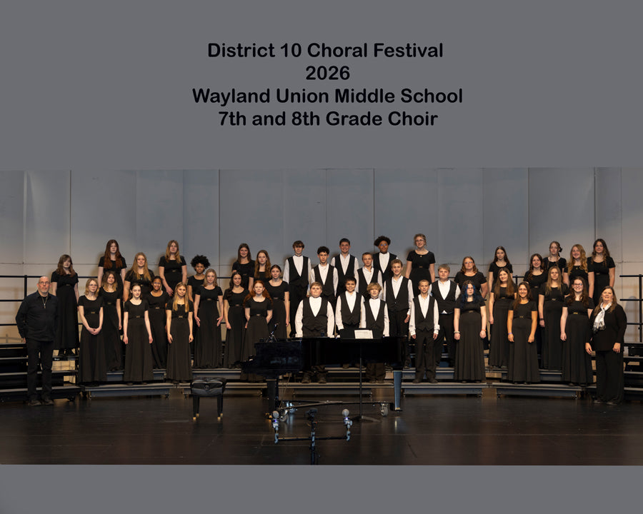 Wayland Union Middle School 7th 8th grade choir