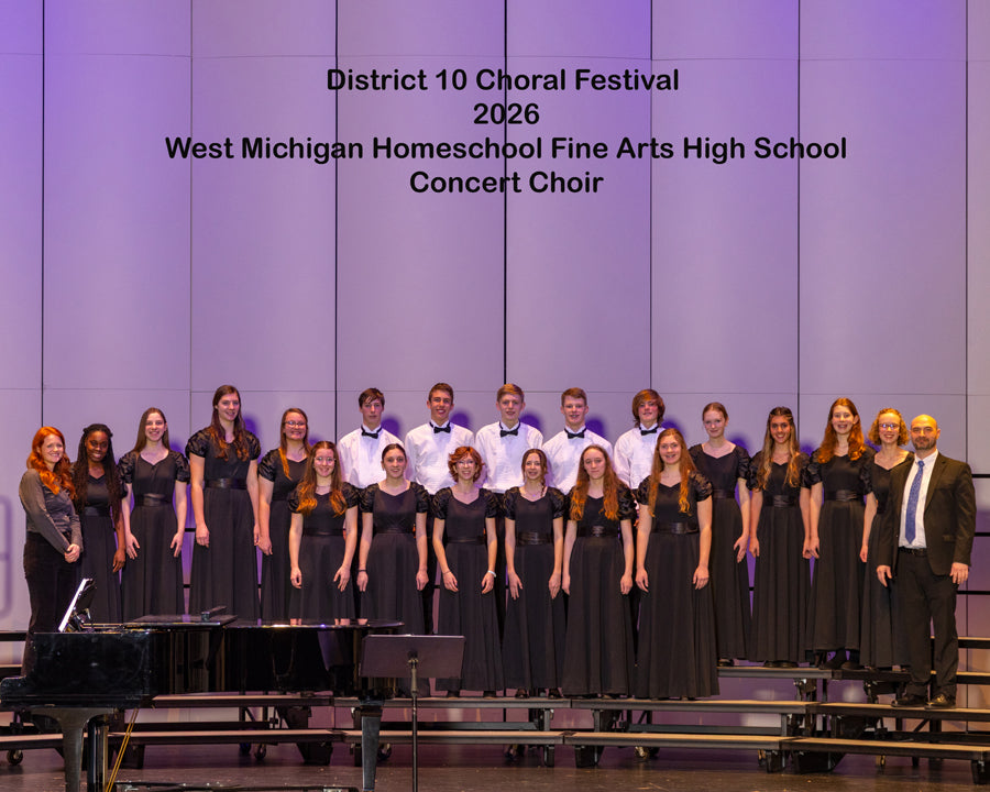 West Michigan Home School HS Concert Choir