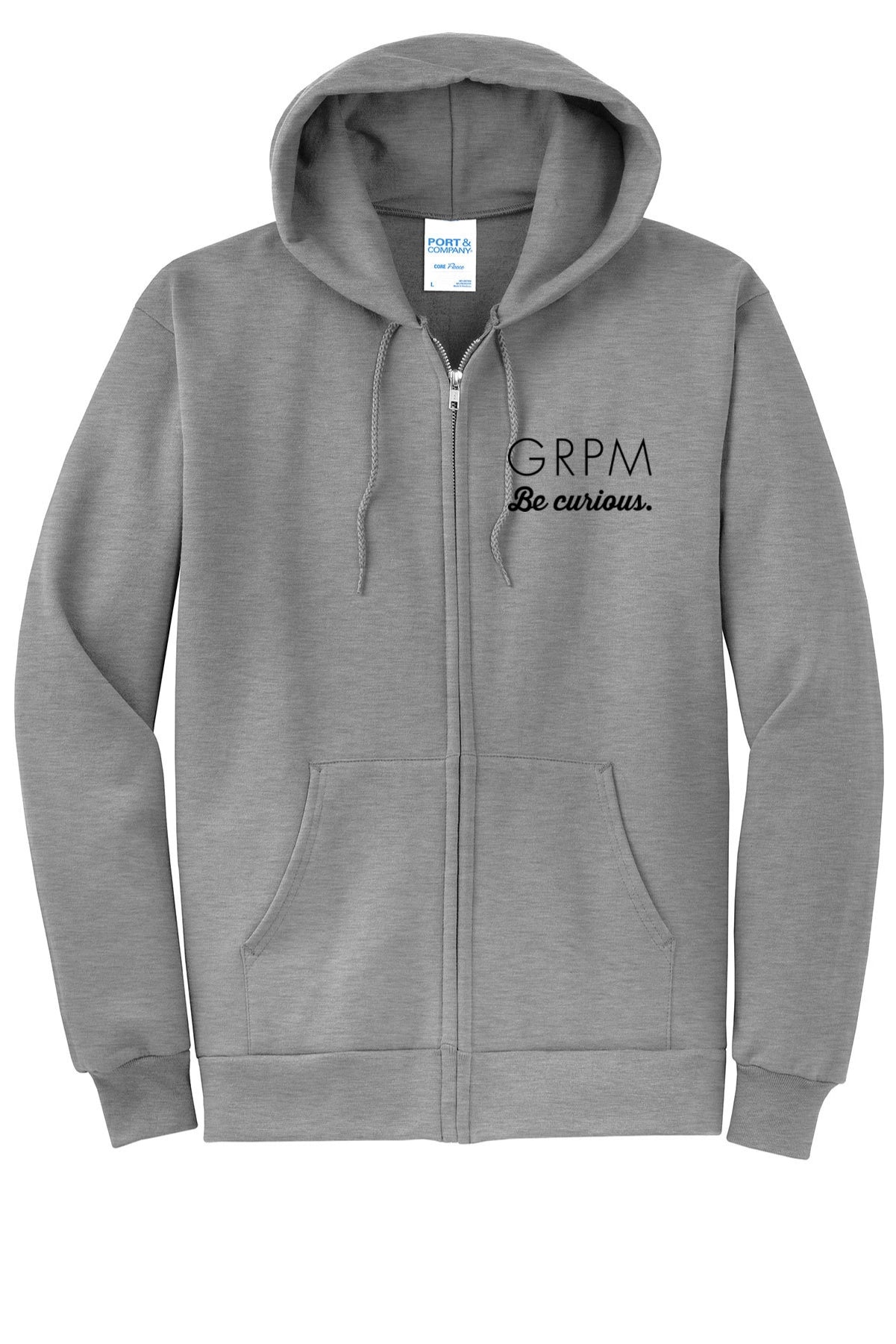 GRPM BE CURIOUS ZIPPER HOODIE