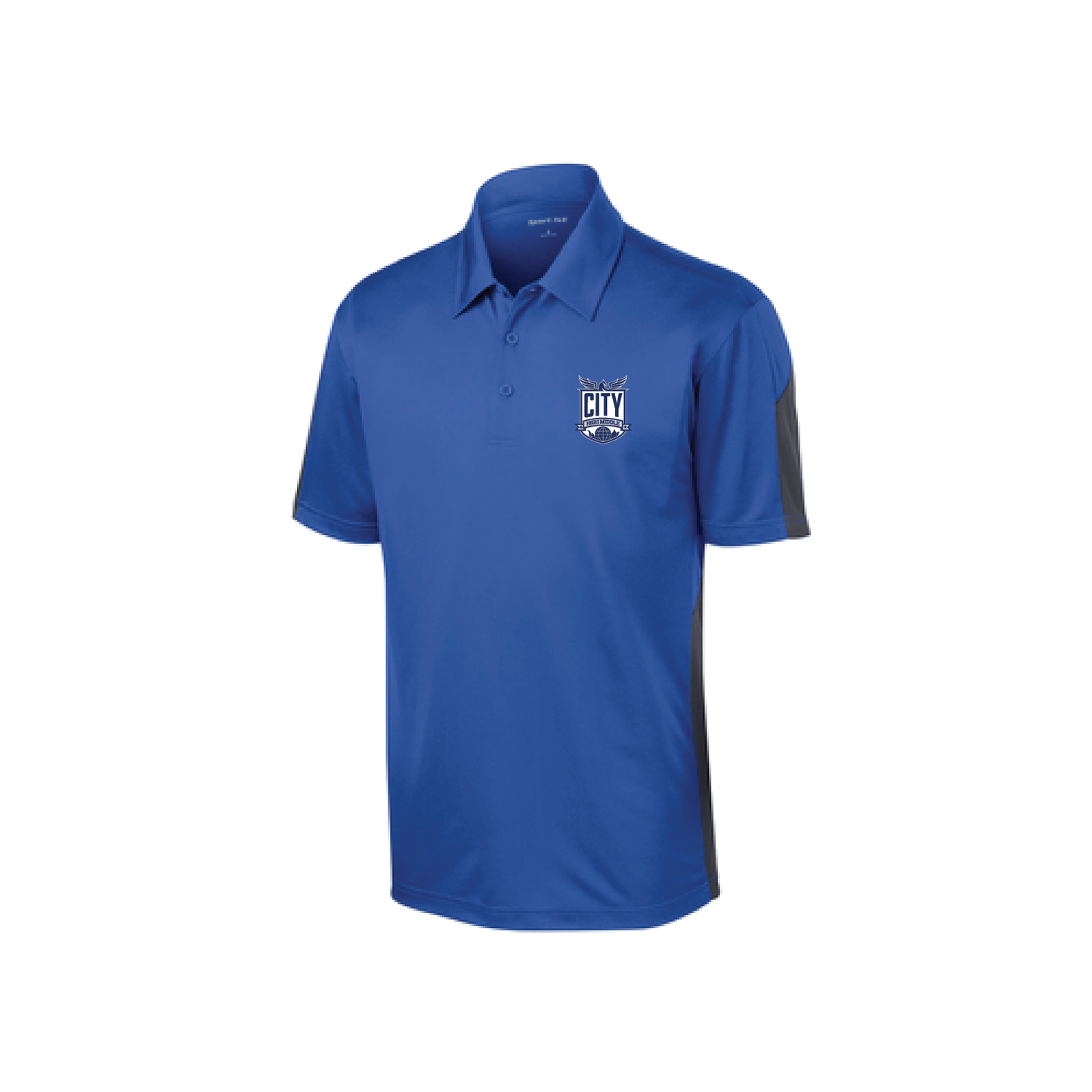 City High Middle Men's Short Sleeve Polo