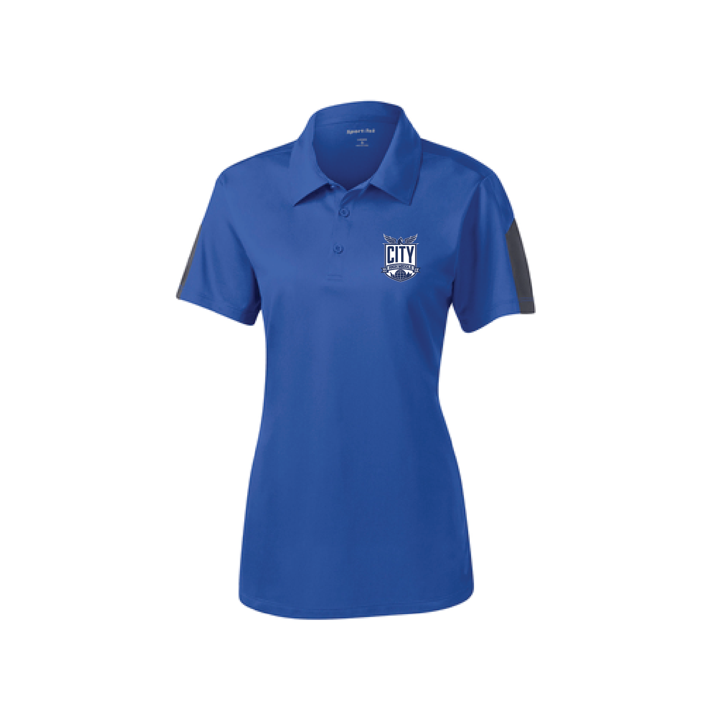 City High Middle Ladies Short Sleeve Polo