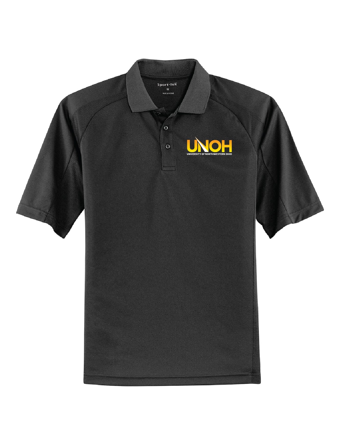 UNOH Sport-Tek® Dri-Mesh® Pro Polo Black