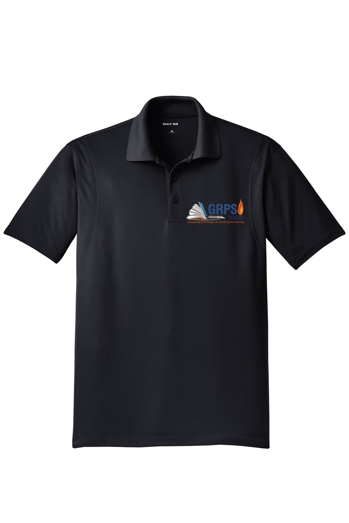 Instructional Technology Sport Wick Polo BLUE LOGO MENS AND WOMENS