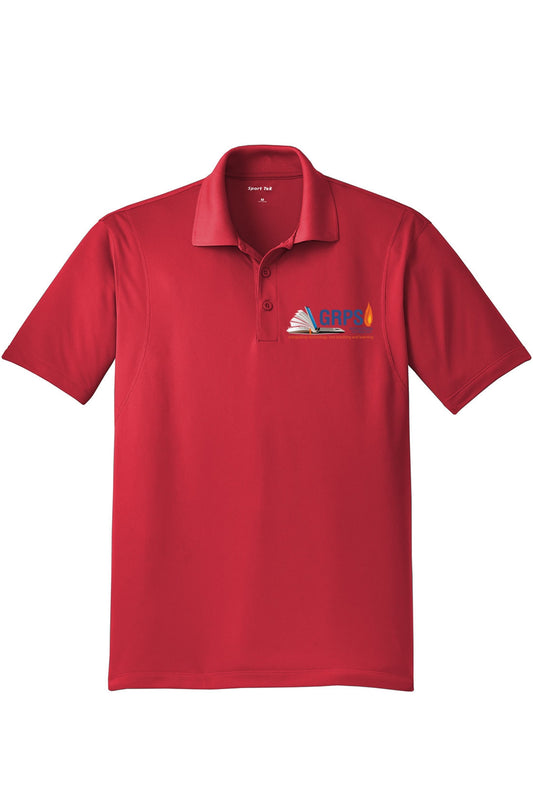 Instructional Technology Sport Wick Polo BLUE LOGO MENS AND WOMENS