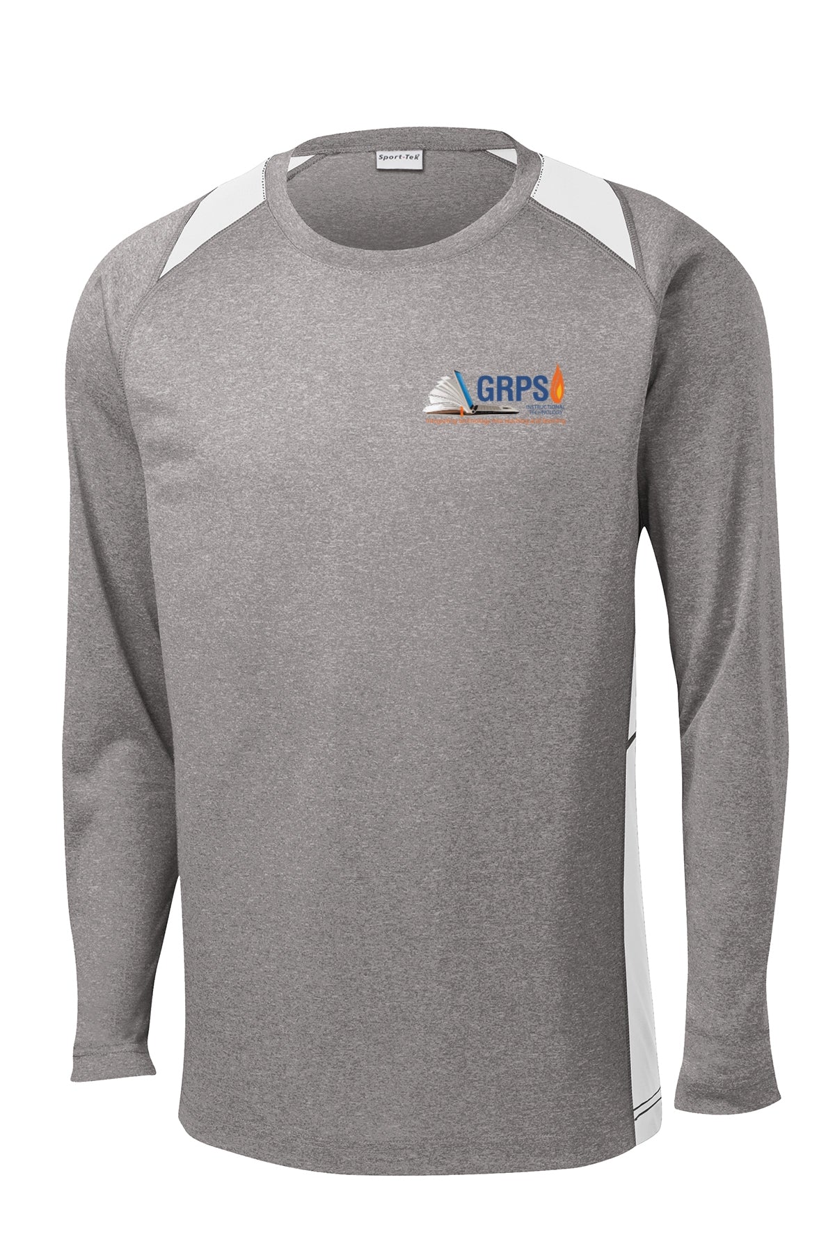 Instructional Technology Colorblock Contender Tee BLUE LOGO