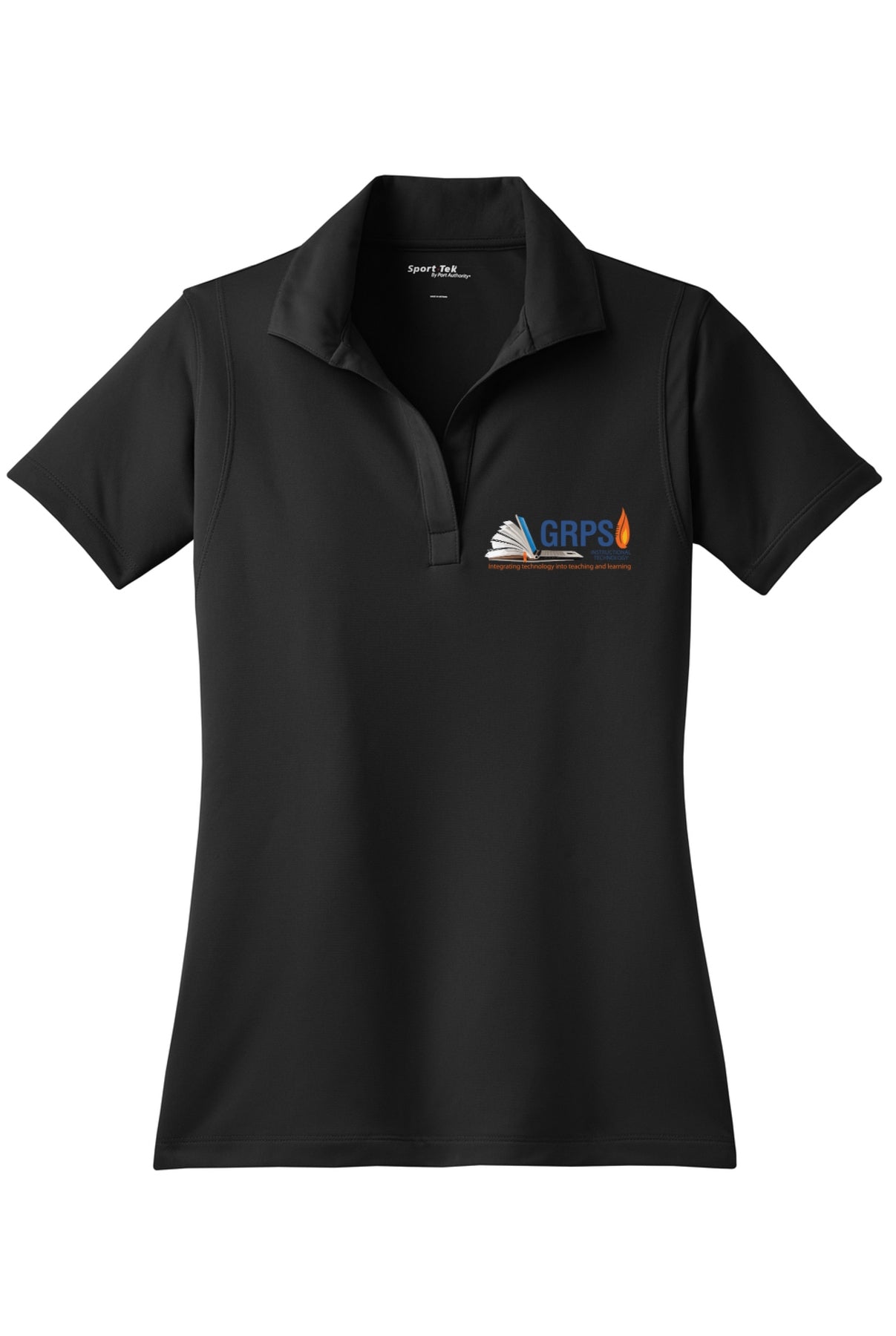Instructional Technology Sport Wick Polo BLUE LOGO MENS AND WOMENS