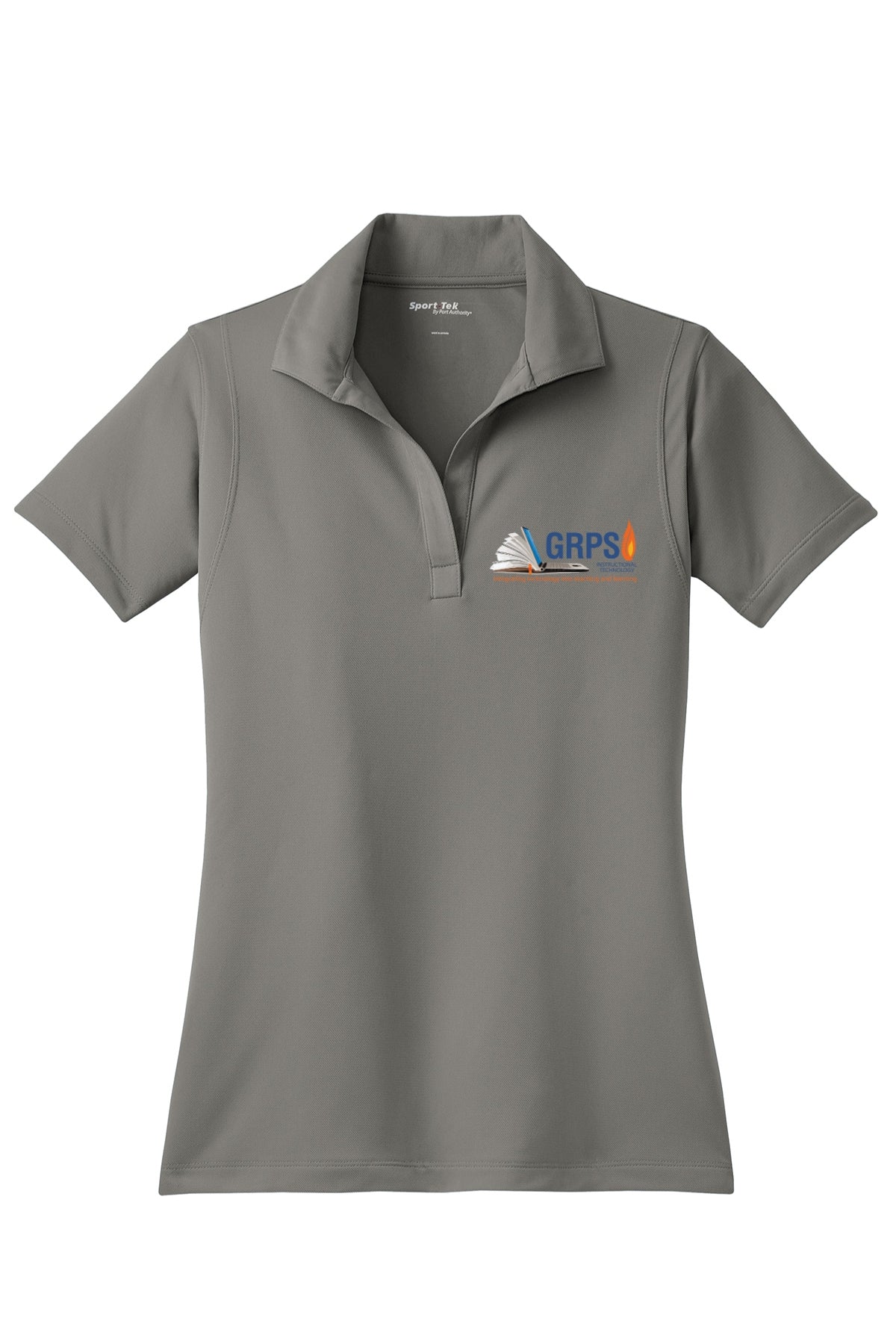 Instructional Technology Sport Wick Polo BLUE LOGO MENS AND WOMENS
