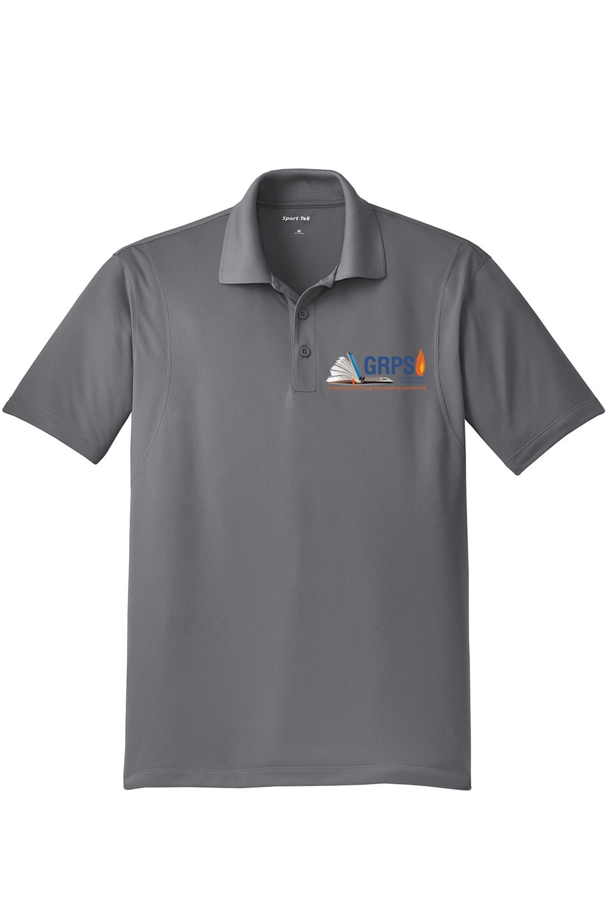 Instructional Technology Sport Wick Polo BLUE LOGO MENS AND WOMENS