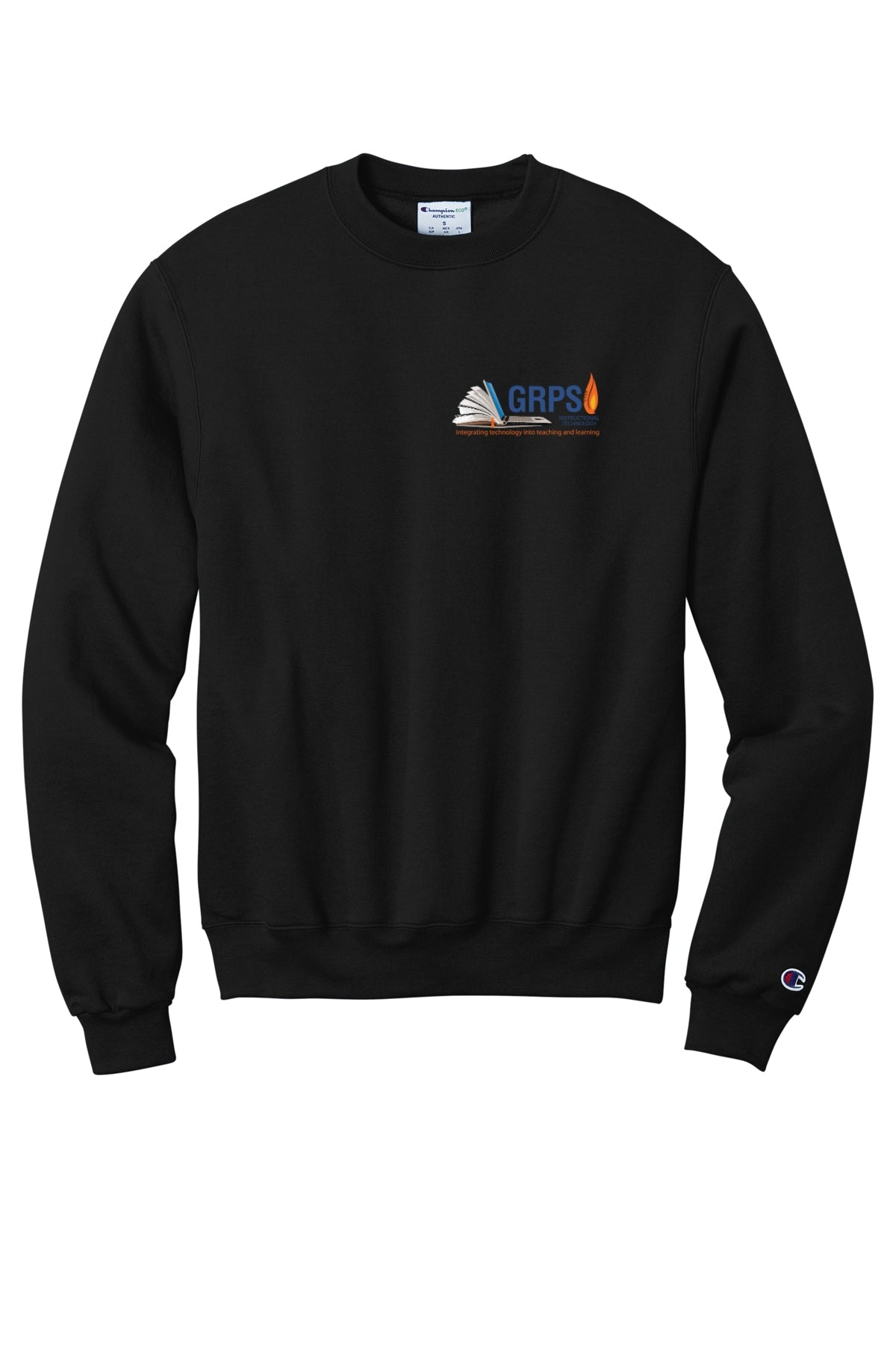 Instructional Technology Champion® Powerblend® Crewneck Sweatshirt BLUE LOGO