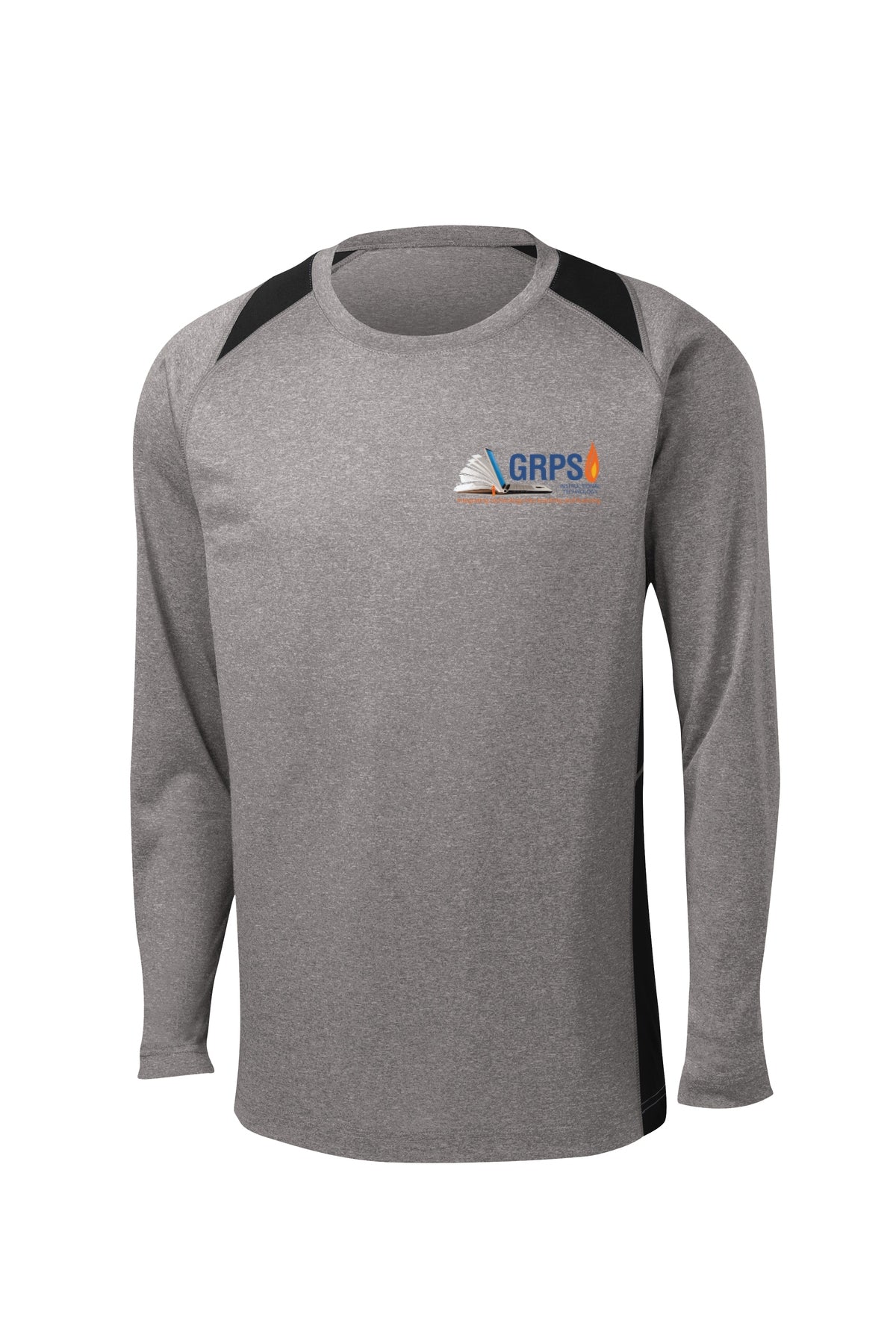 Instructional Technology Colorblock Contender Tee BLUE LOGO