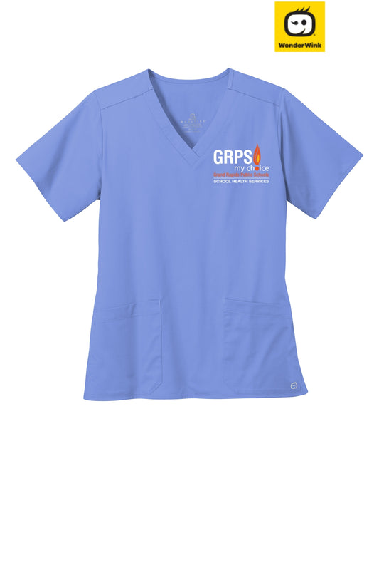 GRPS HEALTH SERVICES WonderWink® Women’s WorkFlex™ V-Neck Top