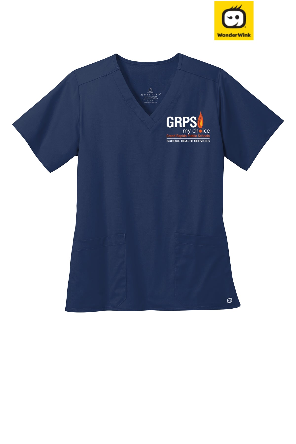 GRPS HEALTH SERVICES WonderWink® Women’s WorkFlex™ V-Neck Top