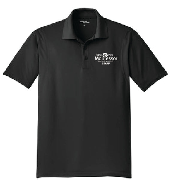 North Park Montessori Staff Short Sleeve Sportwick Polo