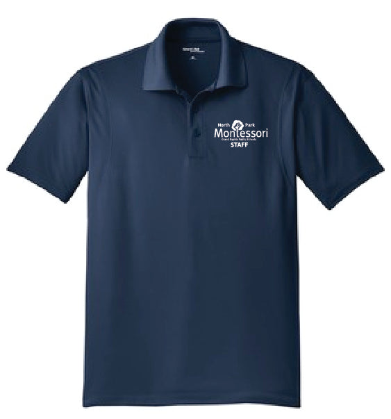 North Park Montessori Staff Short Sleeve Sportwick Polo