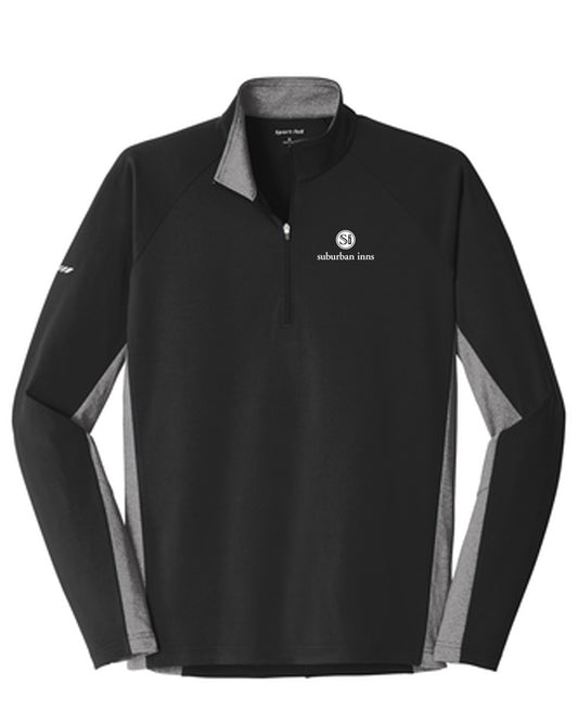 Men's Suburban Inns Sport-Tek® Sport-Wick® Stretch Contrast 1/2-Zip Pullover