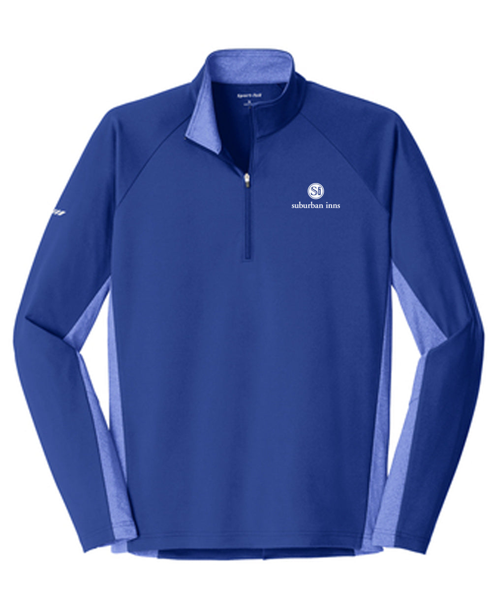 Men's Suburban Inns Sport-Tek® Sport-Wick® Stretch Contrast 1/2-Zip Pullover