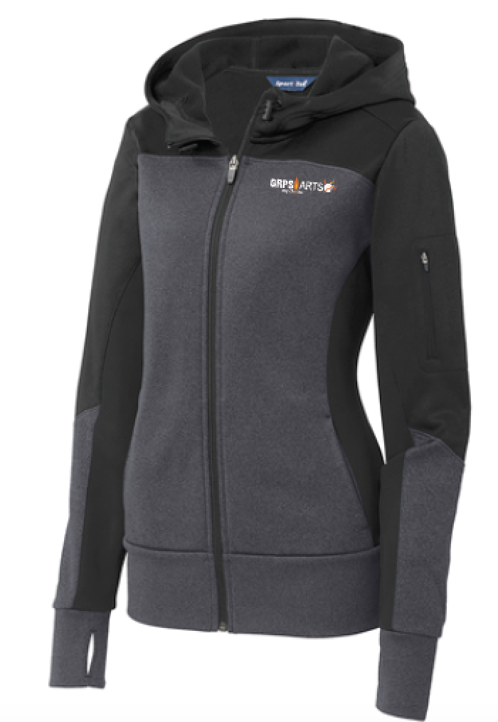 GRPS Arts Ladies Colorblock Full-Zip Hooded Jacket