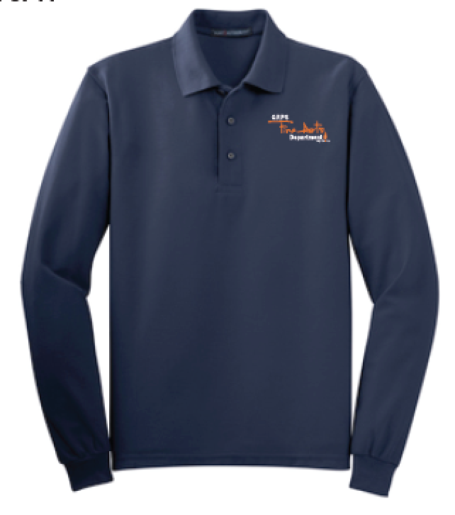 GRPS Arts Script Long Sleeve Polo