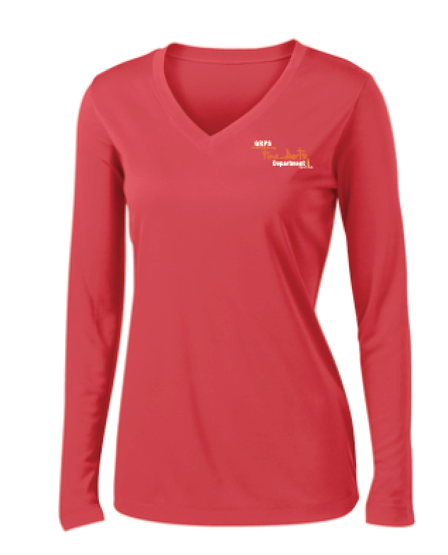 GRPS Arts Script Ladies Performance Long Sleeve Tee