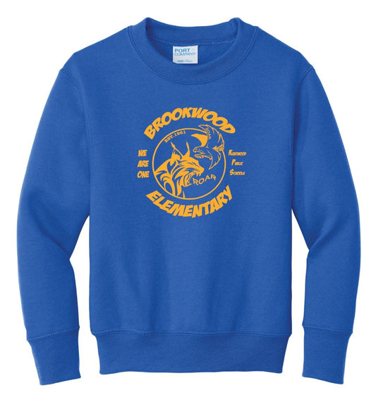 Brookwood "We Are One" YOUTH CREW SWEATSHIRT