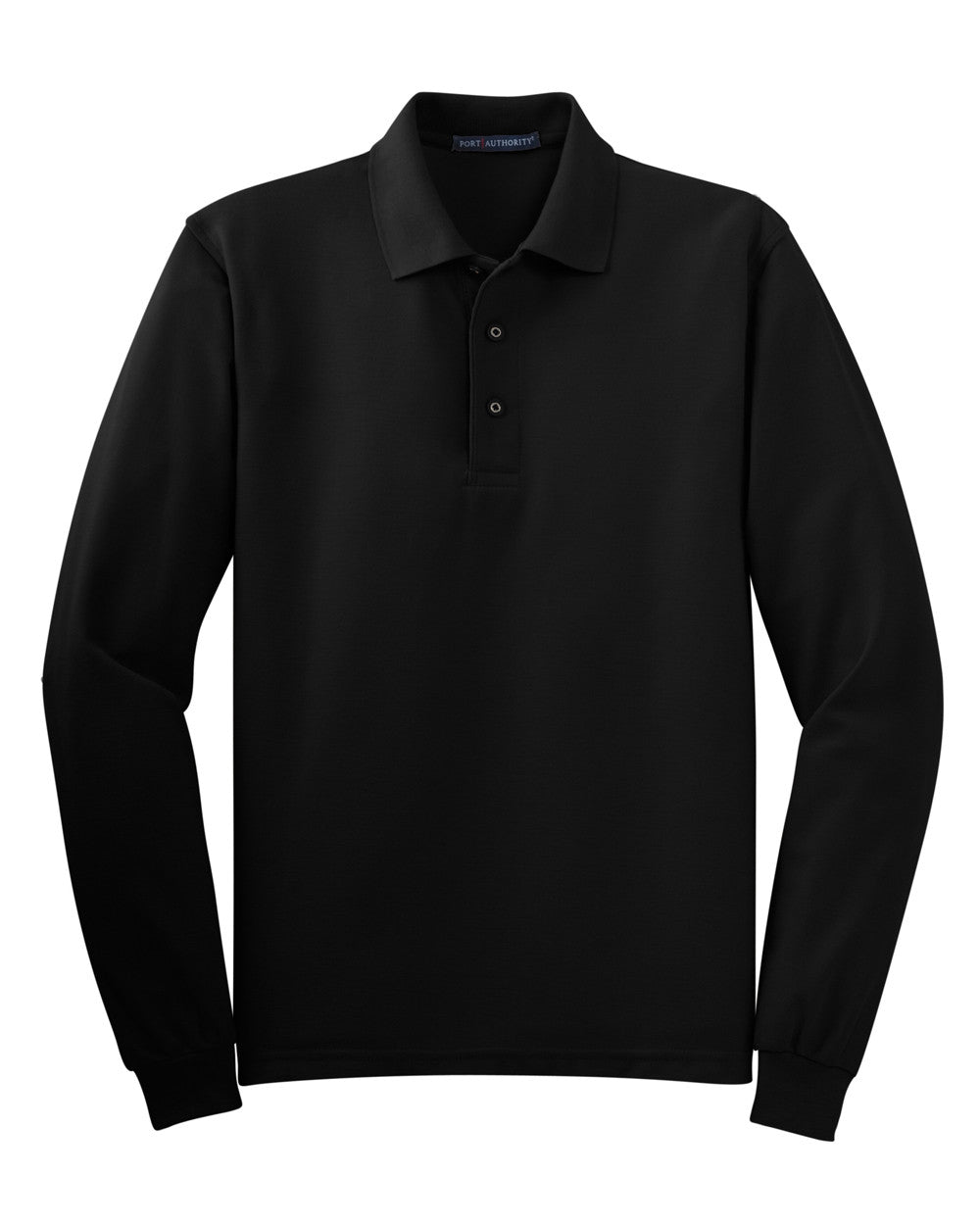 Blank Uniform Long Sleeve Polo