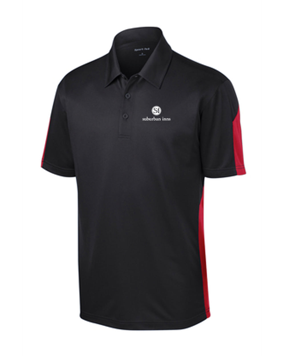 Men's Suburban Inns Sport-Tek® PosiCharge® Active Textured Colorblock Polo