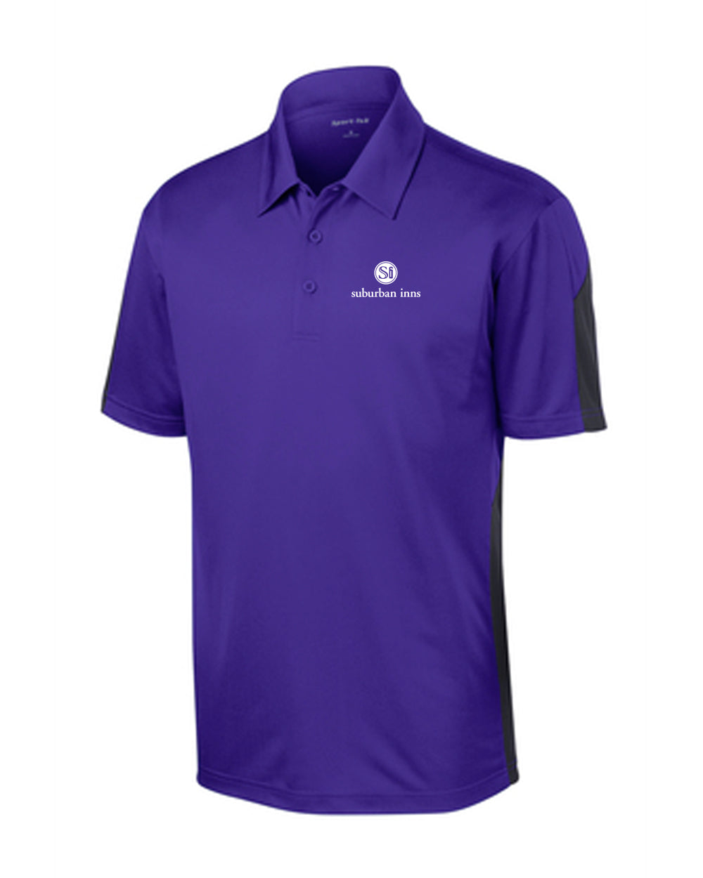 Men's Suburban Inns Sport-Tek® PosiCharge® Active Textured Colorblock Polo