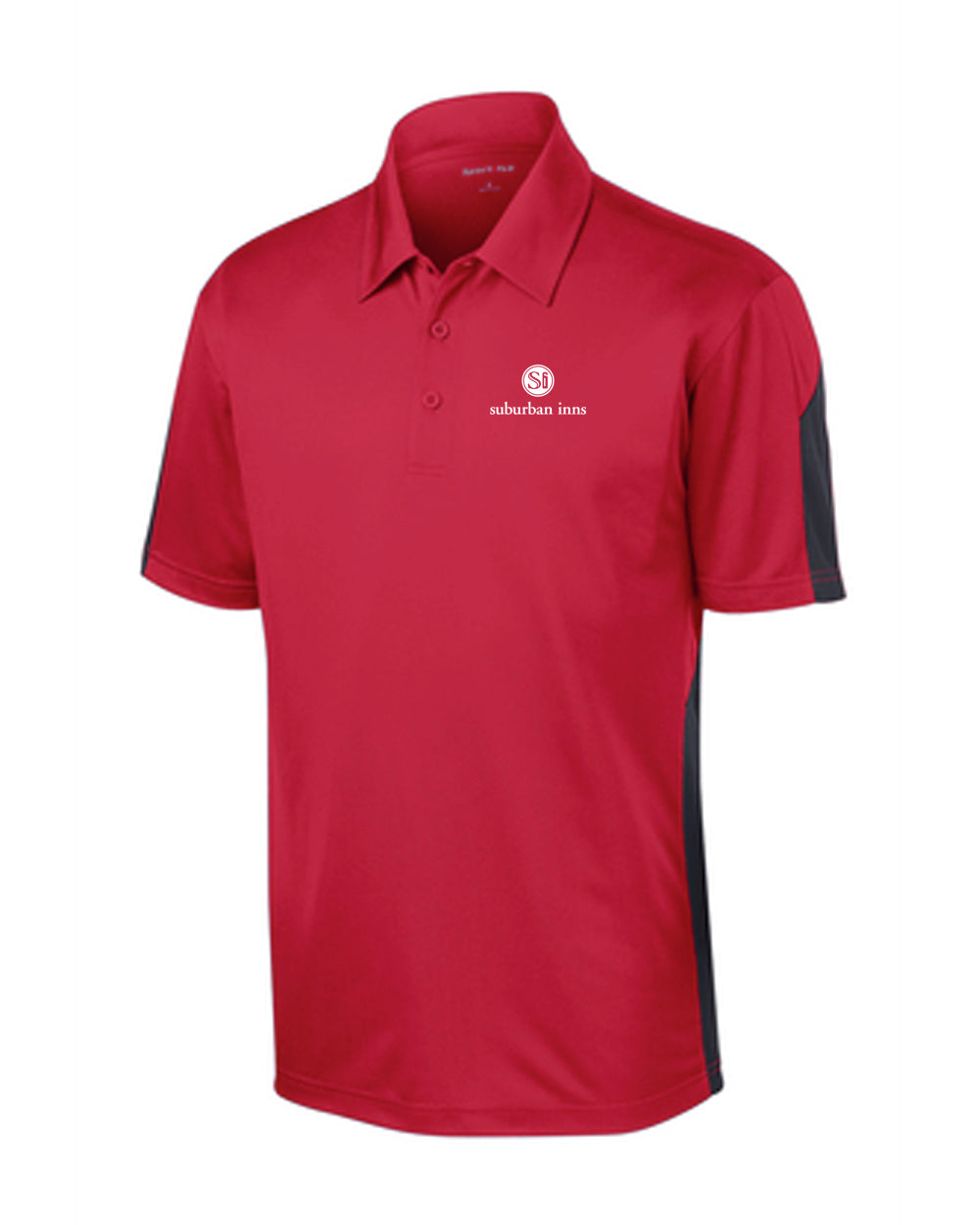 Men's Suburban Inns Sport-Tek® PosiCharge® Active Textured Colorblock Polo