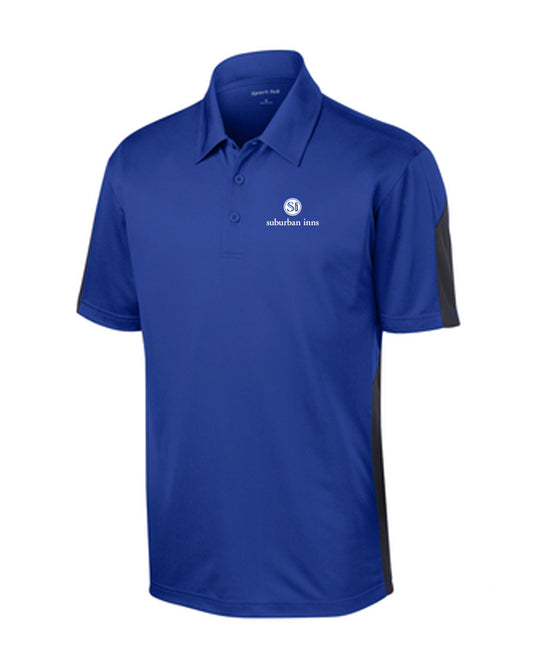Men's Suburban Inns Sport-Tek® PosiCharge® Active Textured Colorblock Polo