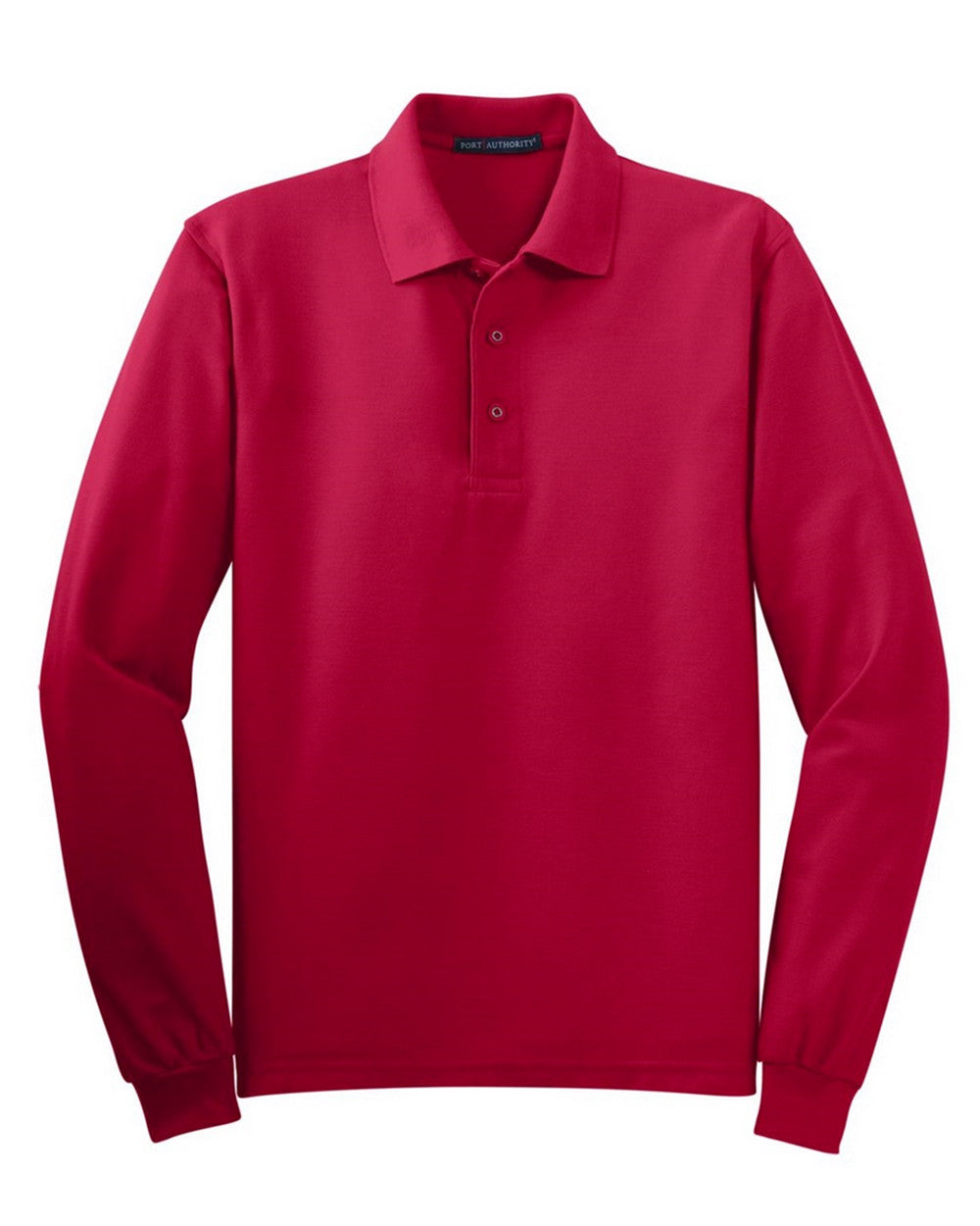 Blank Uniform Long Sleeve Polo