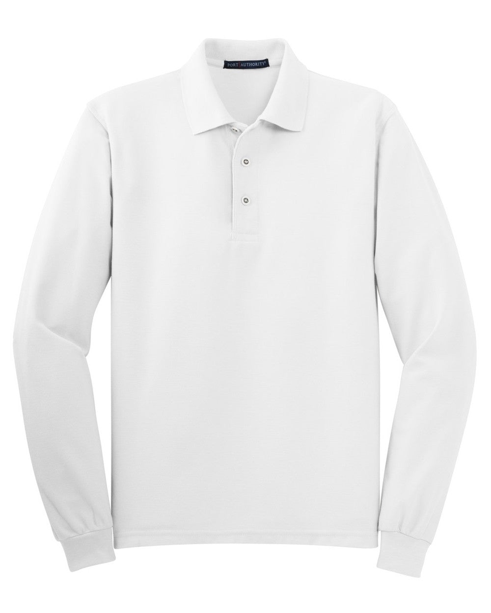 Blank Uniform Long Sleeve Polo