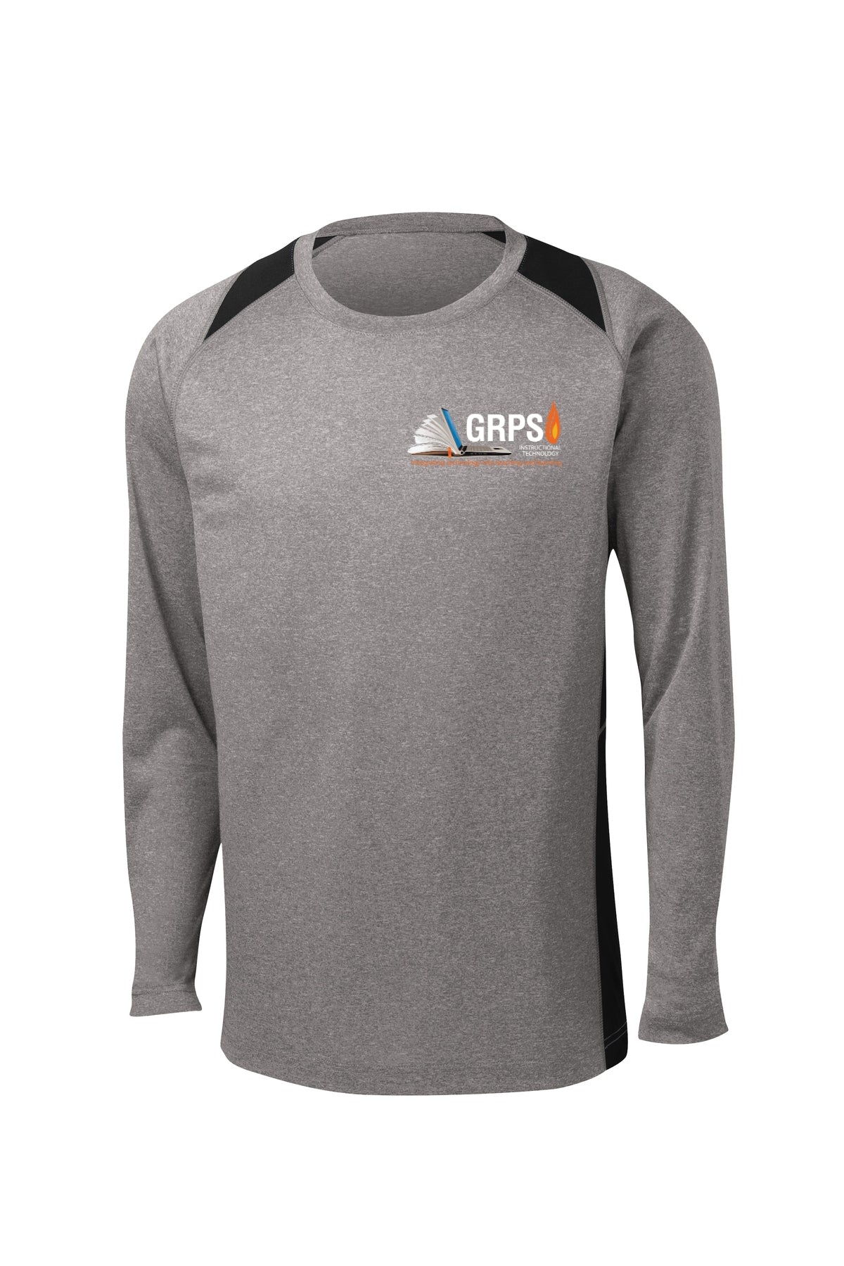 Instructional Technology Colorblock Contender Tee WHITE LOGO