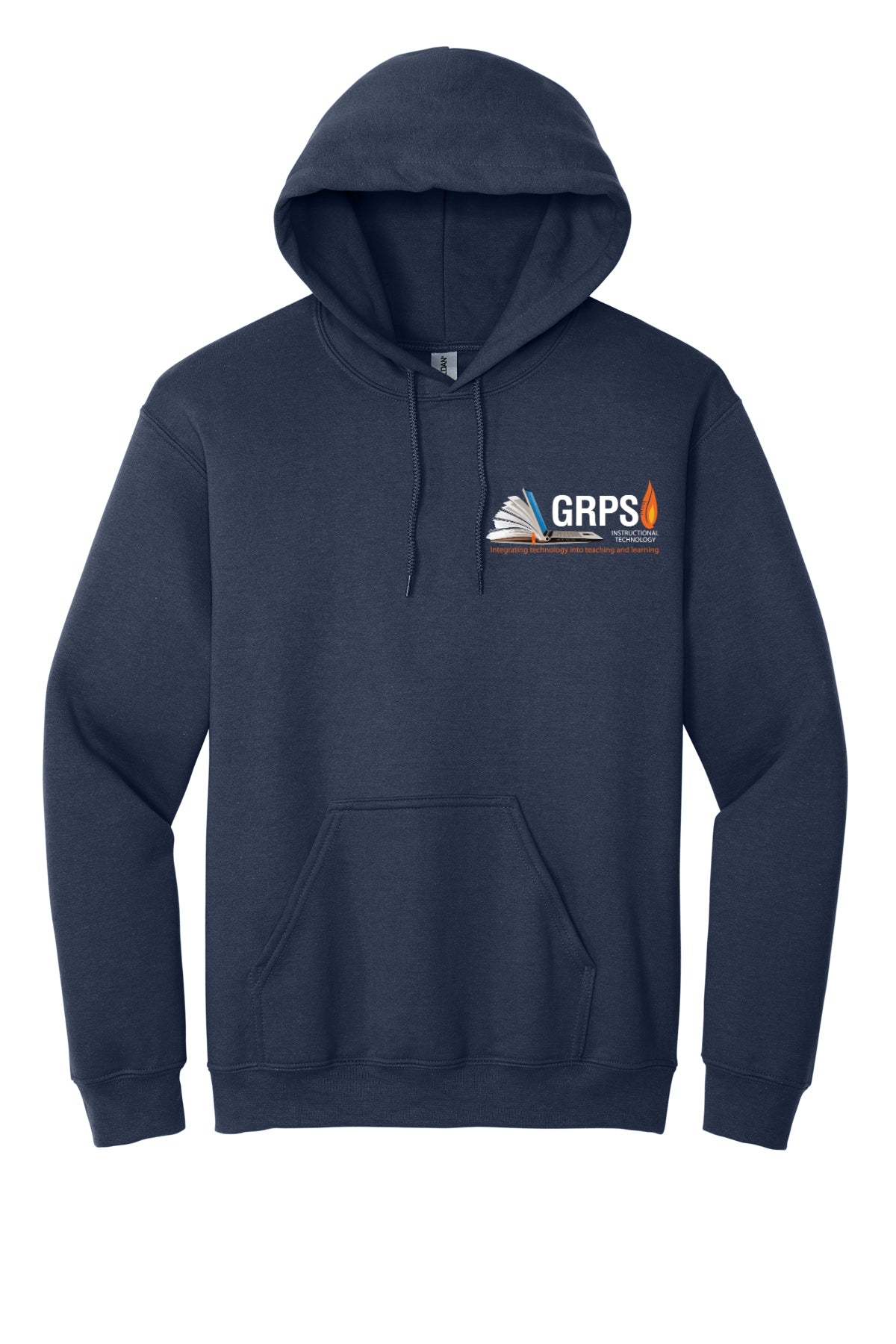 Instructional Technology Gildan® Heavy Blend™ Hooded Sweatshirt WHITE LOGO