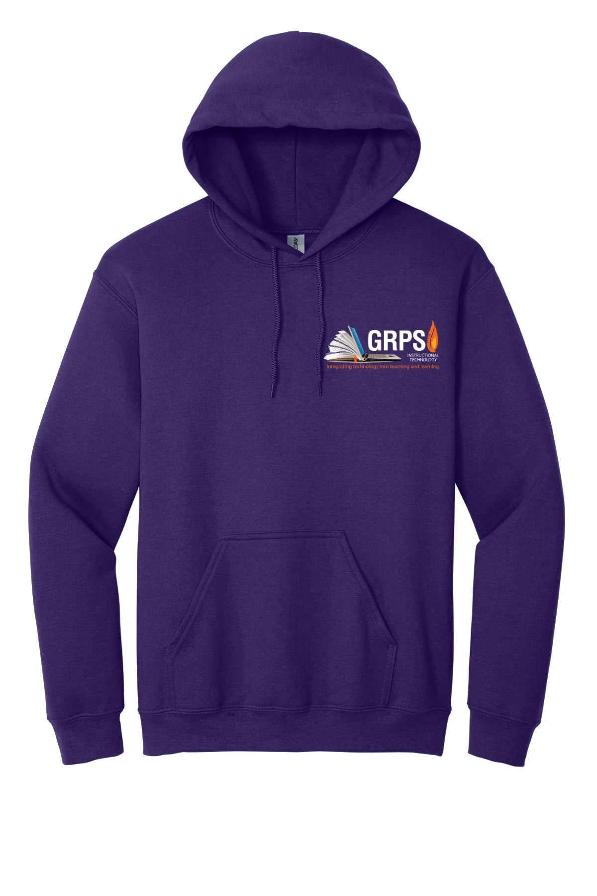 Instructional Technology Gildan® Heavy Blend™ Hooded Sweatshirt WHITE LOGO