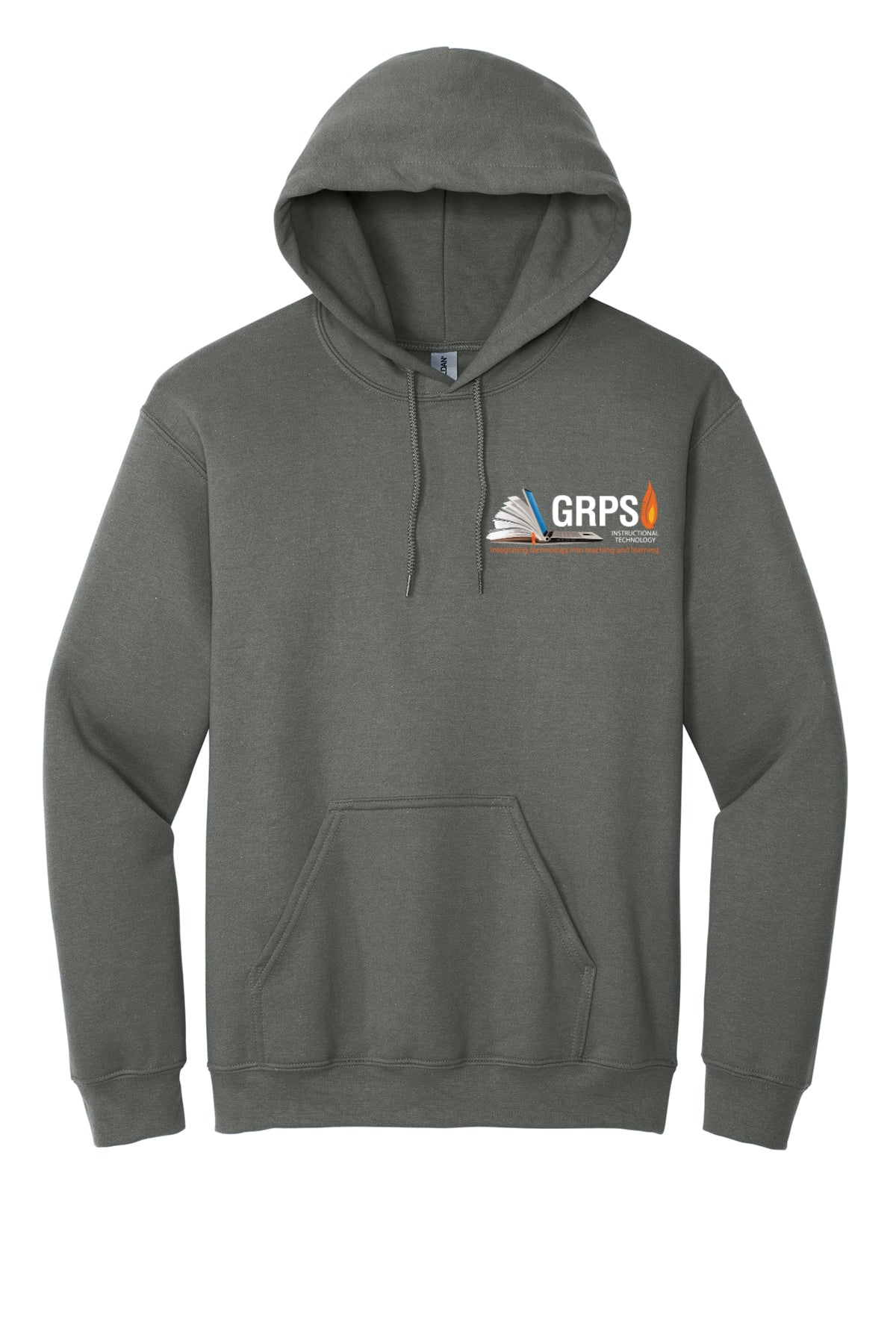 Instructional Technology Gildan® Heavy Blend™ Hooded Sweatshirt WHITE LOGO