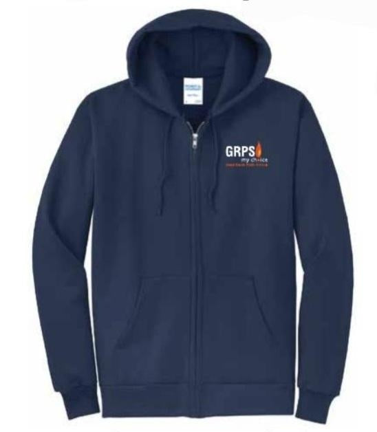 GRPS LOGO ZIPPER HOODIE