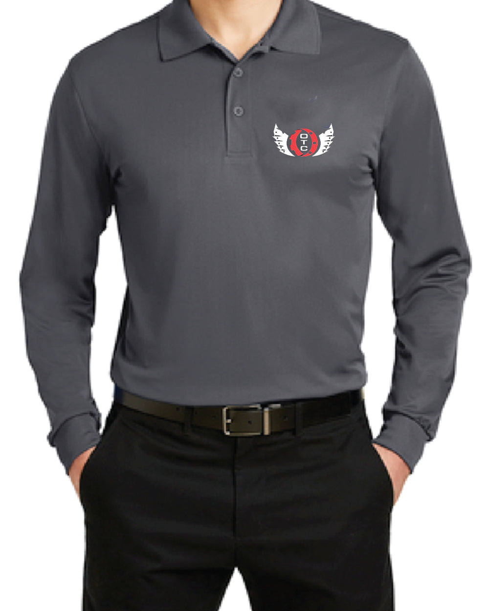 Ohio Tech Men's Long Sleeve Polo (ST657)