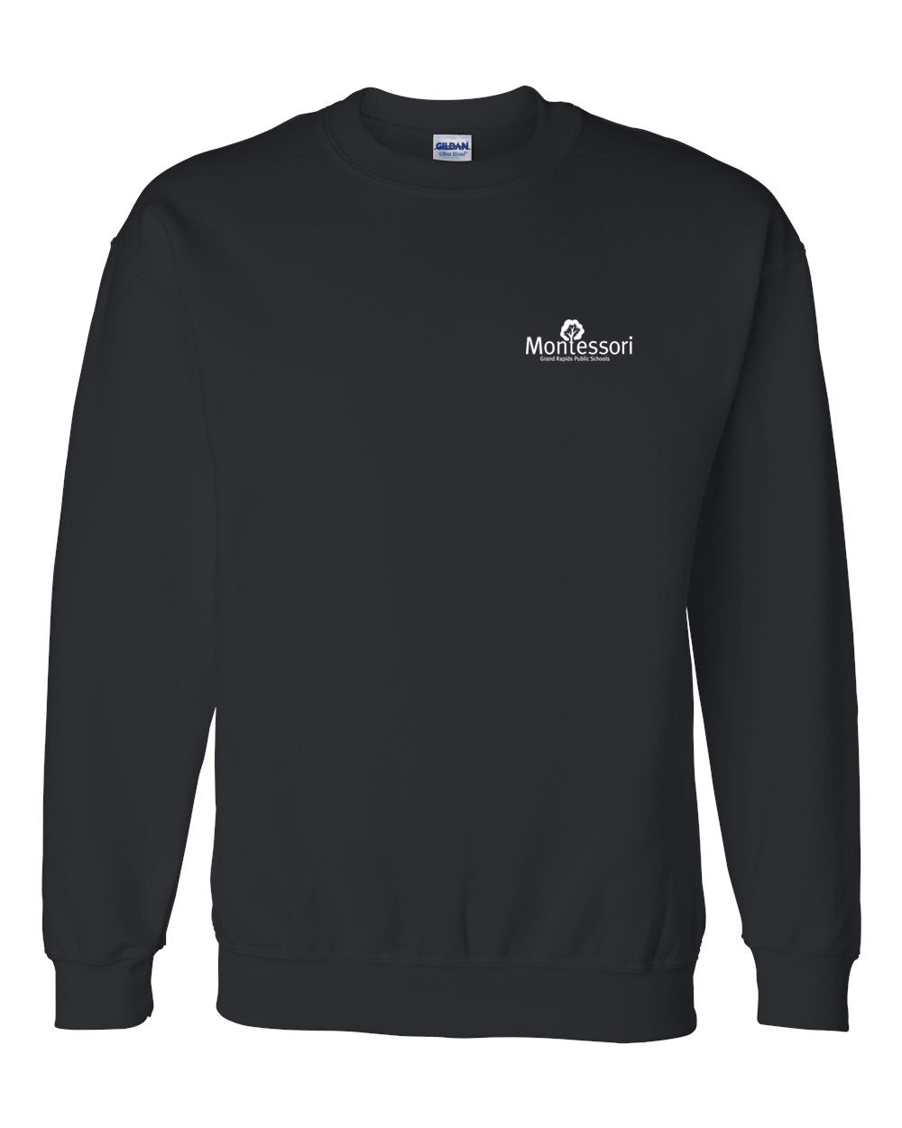 GR Montessori Left Chest Crew Neck Sweatshirt