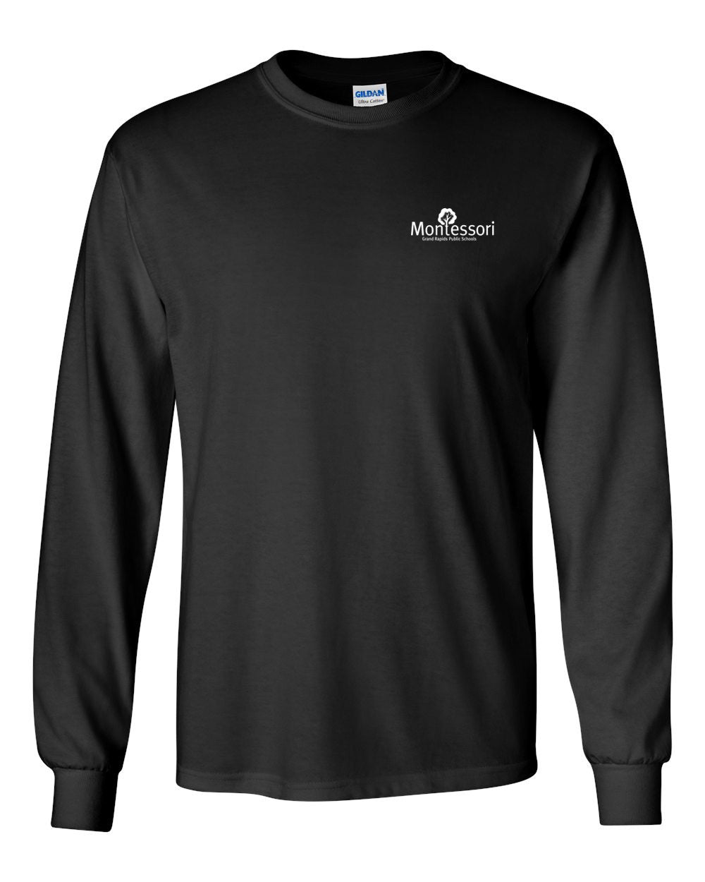 GR Montessori Left Chest Long Sleeve Tee